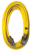 RAPTOR&reg; Yellow 12/3 ga Extension Cord 