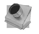 10 x 6 x 6 in. Duct Square-To-Round
