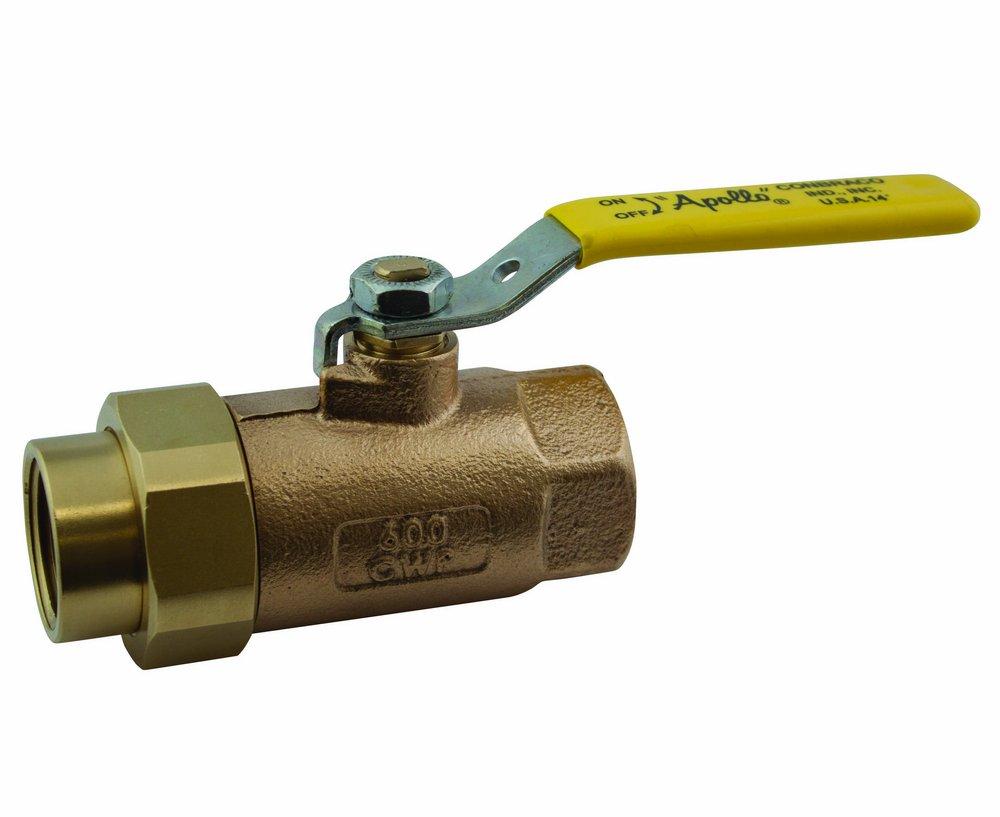 Apollo Valves Bronze Standard Port Threaded x Union 600# Ball Valve 
