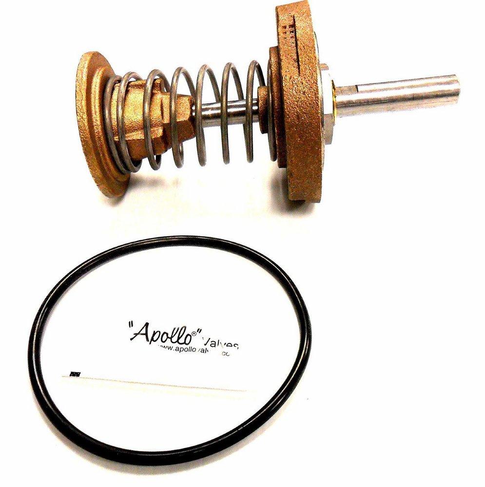 Apollo Valves 2-1/2 - 3 in. Cap O-ring, Disc, Holder, Nut, Second Check Repair Kit, Spring, Stem O-ring and Washer 