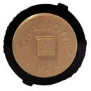 Black No Hub Tapped Ferrule with Southern Raised-Head Brass Plug 