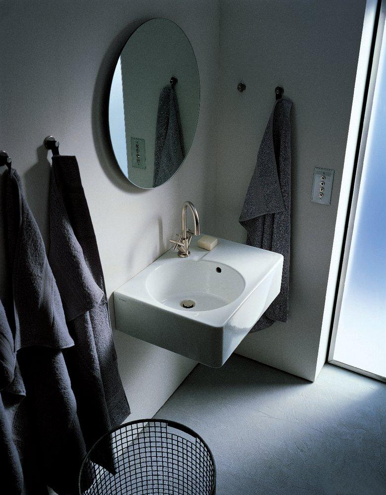 Duravit White 1-Hole 1-Bowl Ceramic Washbasin 