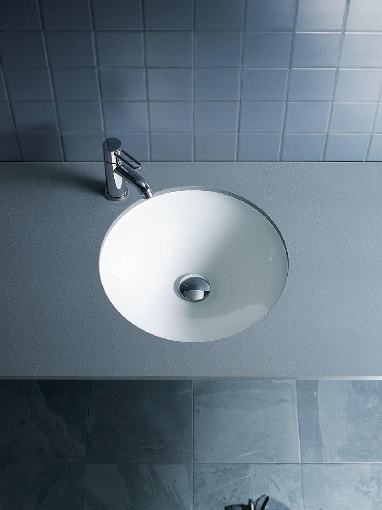 Duravit White UNDERCOUNTER BASIN 14 3/4 ARC 