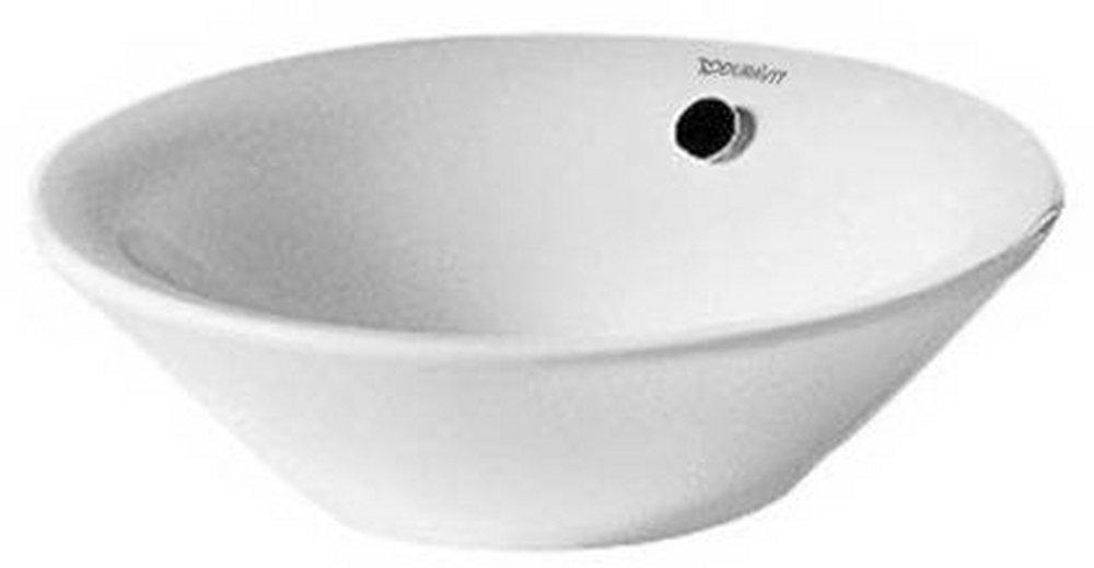 Duravit White 13 Ceramic Round WASH BWL W/O/FLOW White 