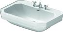 Duravit White 3-Hole 1-Bowl Pedestal Wash Basin 