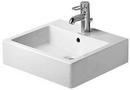 1-Hole Wash Basin with Overflow in White Alpin