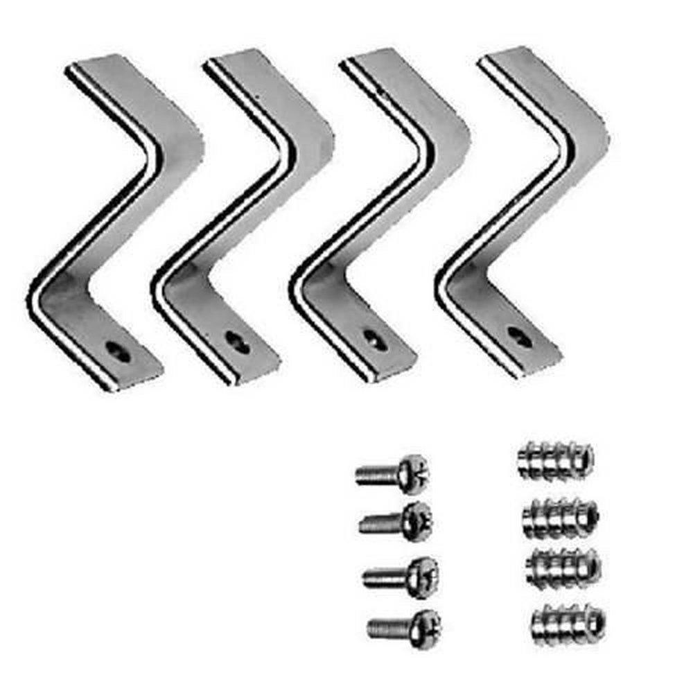 Duravit White Alpin Fixing Set for Under-Counter Basins and Stone Countertops 