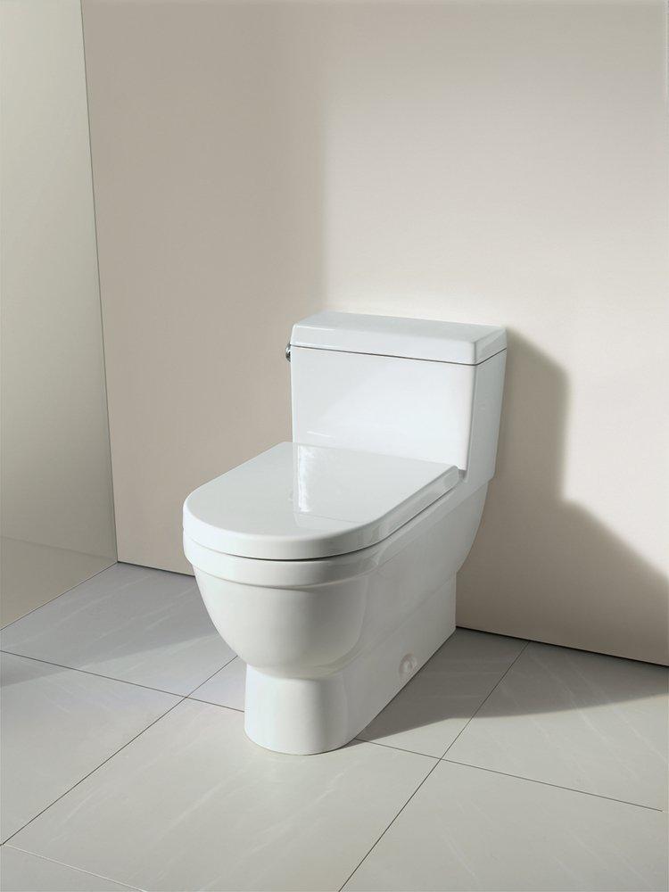 Duravit White 1.28 gpf Elongated One Piece Toilet 