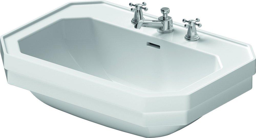 Duravit White 28X20 1H CRMC PED LAV *1930 WHIT 