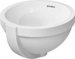 12-5/8 in. Undermount Round Ceramic Bathroom Sink in White