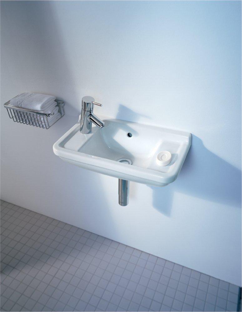 Duravit White 1-Hole Wall Mount Handrinse Basin 