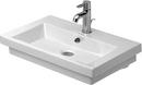 1-Hole Wall Mount Vanity Basin in White Alpin