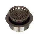 3-1/2 in. Basket Strainer with Washer and Nut in Nickel Silver