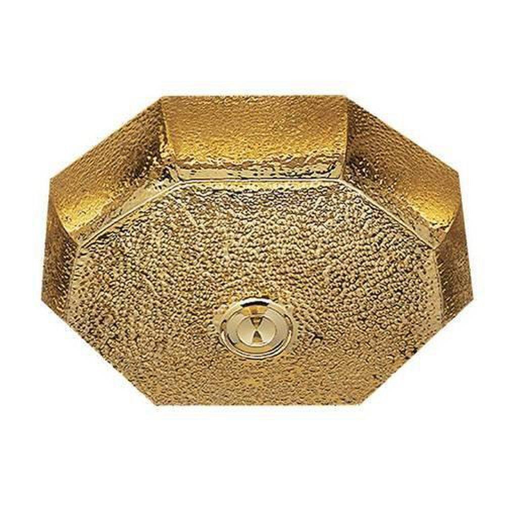 B & B Sales Satin Nickel Drop-In and Undermount Octagonal Bar Sink 