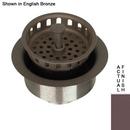 3-1/2 in. Basket Strainer with Nut and Washer in Oil Rubbed Bronze