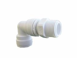 3/8 in. OD Tube x NPTF Plastic 90 Degree Elbow