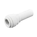 John Guest White OD Stem x OD Tube 150# Polypropylene Bulkhead Reducer 