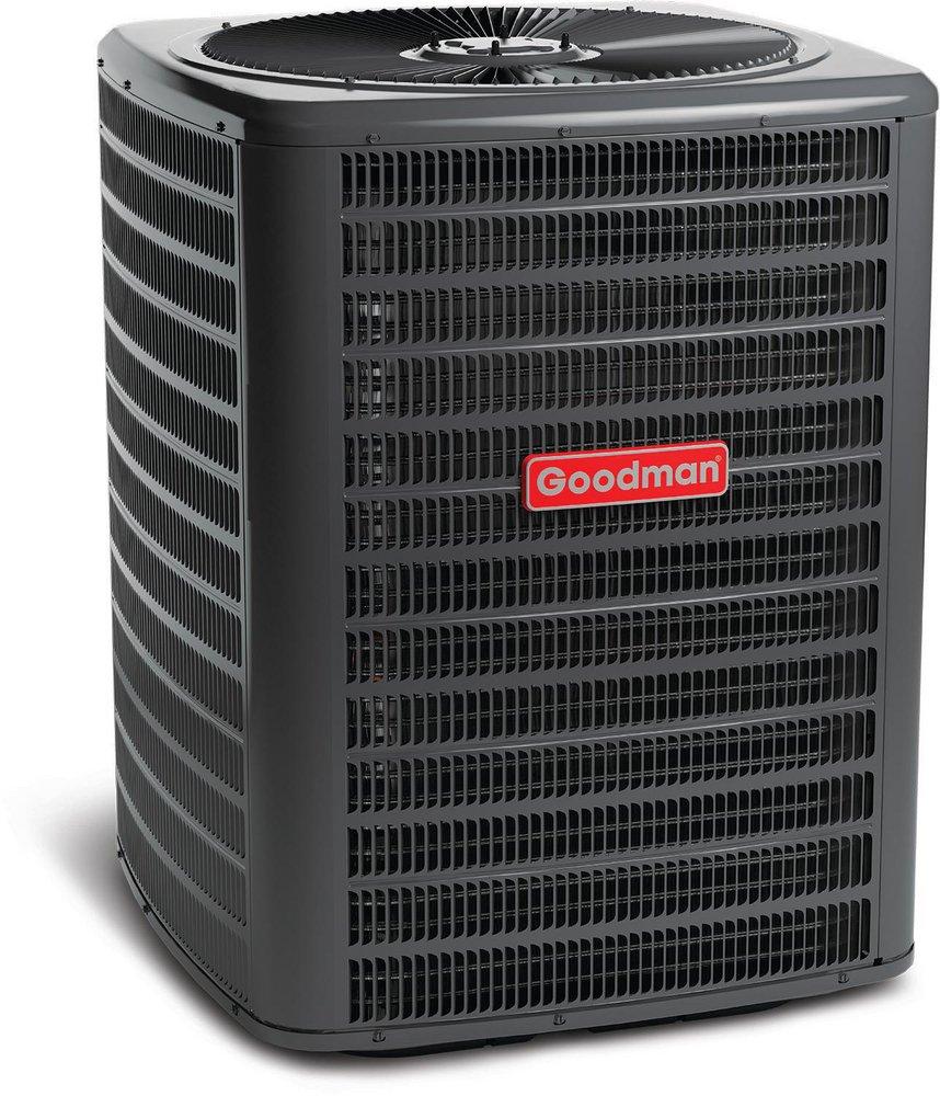 Goodman&reg; 13 SEER Single-Stage R-410A 1/6 hp Heat Pump Condenser 