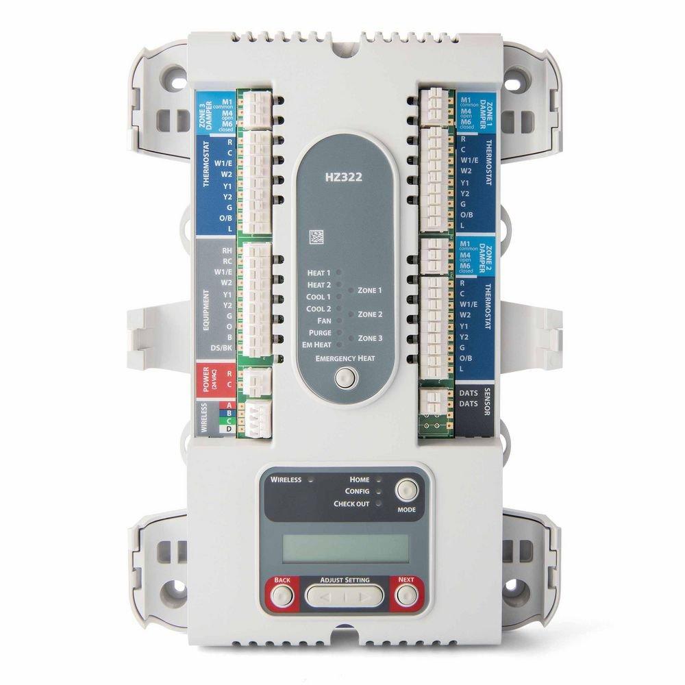 Honeywell Home Grey 3 Zoning Control Panel 