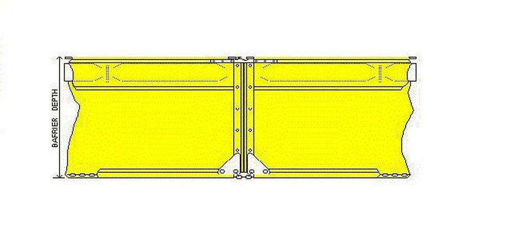 Aer-Flo Canvas 5 ft. Type 2 Dot Turbidity Barrier 