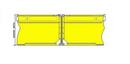 Aer-Flo Canvas 5 ft. Type 2 Dot Turbidity Barrier 