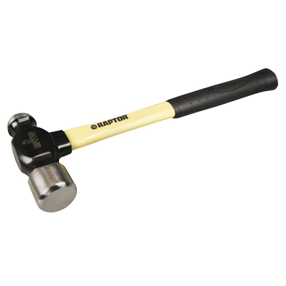 RAPTOR® Yellow Fiberglass Ball Peen Hammer 