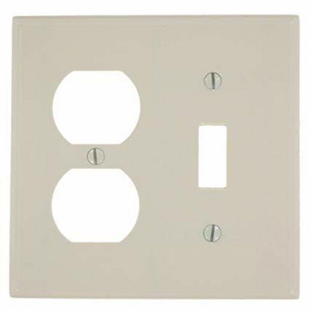 LEVITON Light Almond Wall Plate 