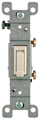 LEVITON Light Almond 3-Way Grounding Switch 