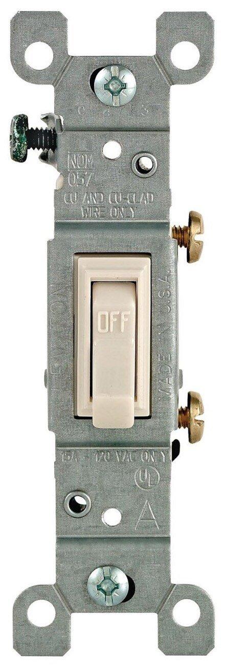 LEVITON Light Almond Switch 