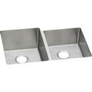 31-1/4 x 20-1/2 in. Stainless Steel Double Bowl Undermount Kitchen Sink