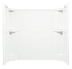 60 x 42 in. Soaker Drop-In Bathtub with Reversible Drain in White