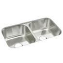 31-15/16 x 18-1/8 in. Stainless Steel Double Bowl Undermount Kitchen Sink with Sound Dampening in Luster Stainless Steel