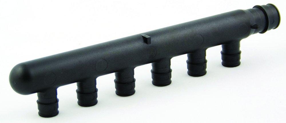 Uponor PEX Expansion Plastic Manifold with 6 Outlet 