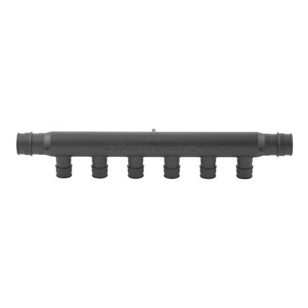 Uponor PEX Expansion Plastic Manifold with 6 Outlet 