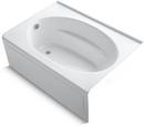60 x 42 in. 3-Wall Alcove Air Bath with Integral Apron and Left Hand Drain in White
