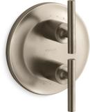 Two Handle Thermostatic Valve Trim in Vibrant® Brushed Bronze