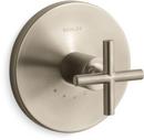 KOHLER Vibrant&reg; Brushed Bronze Valve Trim with Single Cross Handle 