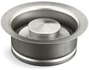 Metal Disposer Flange & Stopper in Brushed Stainless