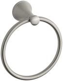 Round Closed Towel Ring in Vibrant Brushed Nickel