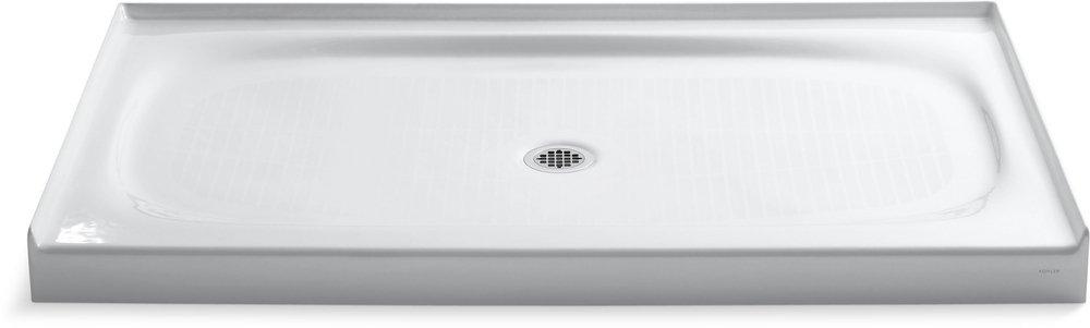 KOHLER White 60 in. Rectangle Shower Base 