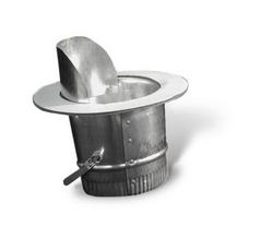 10 in. Round Adhesive Takeoff with Scoop & Damper