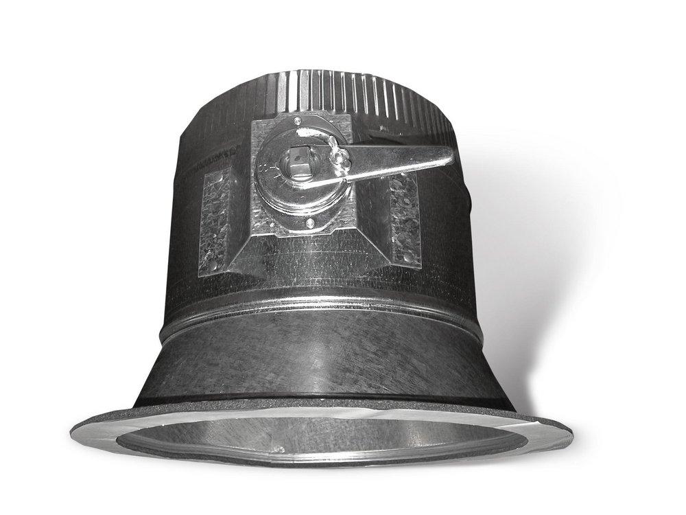 Galvanized Round Conical Takeoff with Damper 