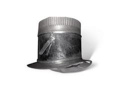 8 in. Galvanized Steel Saddle in Round Duct