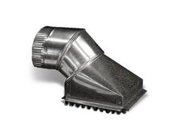 Adjustable 6 in. Square to Round Takeoff