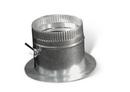 12 in. 26 ga. Round Flat Adhesive Takeoff with Damper
