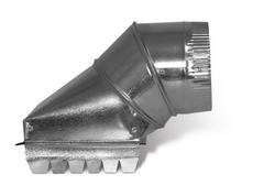 Adjustable 8 in. Square to Round Ductboard Takeoff