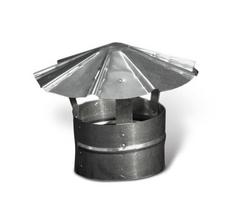 8 in. Galvanized Rain Cap