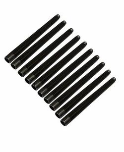 2 in. x 10-1/2 ft. Threaded Light Wall Black Carbon Steel Pipe