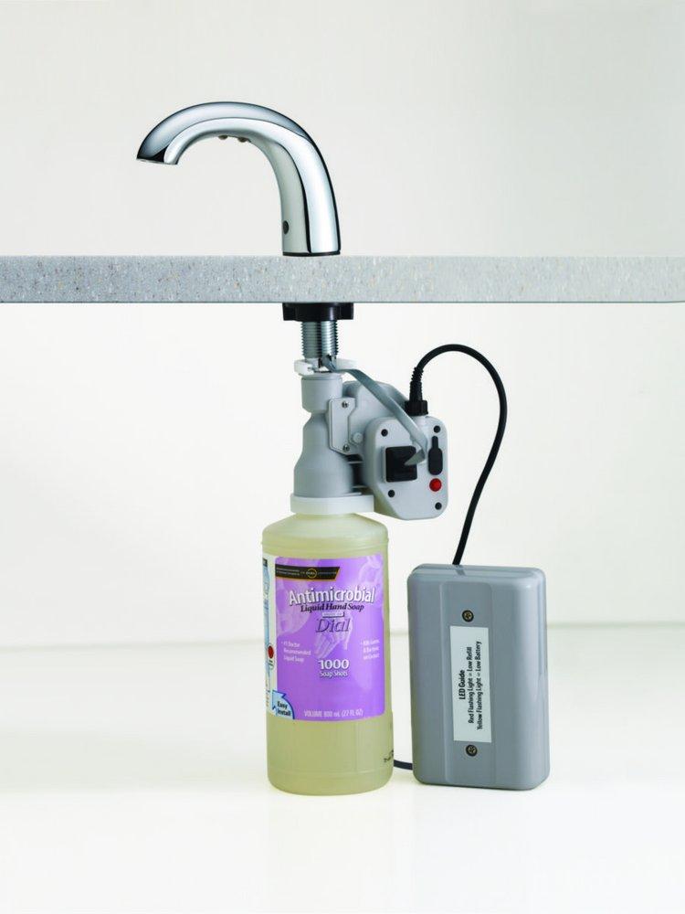 Delta Faucet Chrome 800mL Deck Mount Brass Soap & Lotion Dispenser 