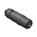 Continental Industries Black CTS Straight Polypropylene Cap-N-Go Coupling 